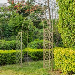 Grand Metal Garden Arbor