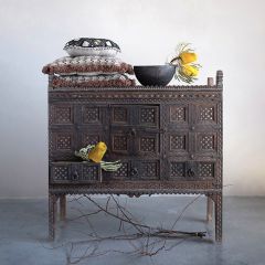 Hand Carved Wedding Chest