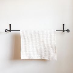 Hand Crafted Iron Towel Bar