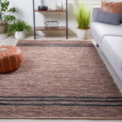 Hand Woven Leather Area Rug