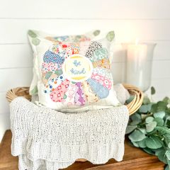 Handmade Cutter Quilt Be Kind Pillow