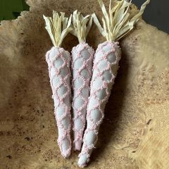 Handmade Diamond Pattern Carrot Set of 3
