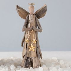 Handmade Driftwood Angel Figurine