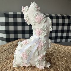 Handmade Fabric Bunny Set of 2