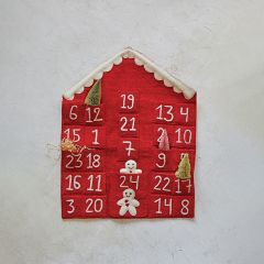 Handmade Gingerbread Man Advent Calendar