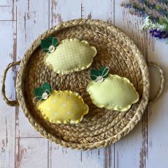Handmade Lemon Bowl Fillers Set of 3