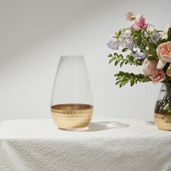 Handmade Tapered Glass Vase