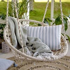Handwoven Cotton Macrame Hanging Chair