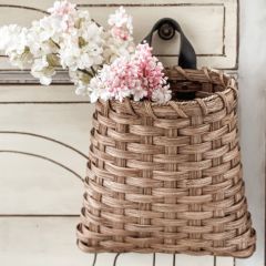 Handwoven Hanging Flower Basket