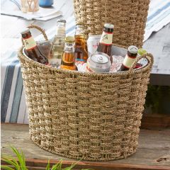 Handwoven Seagrass Party Tub