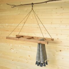 Hanging Horizontal Wood Ladder
