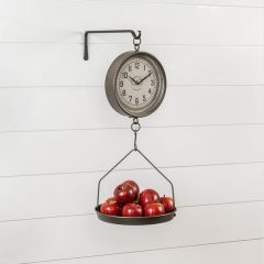 Hanging Metal Scale Clock