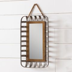 Hanging Wall Basket Mirror
