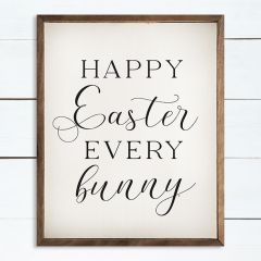 Happy Easter Every Bunny Wall Art