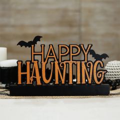 Happy Haunting Tabletop Sign