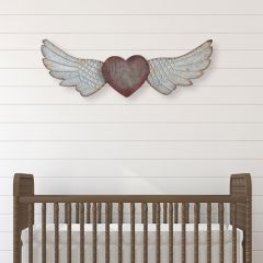 Heart and Wings Wall Decor