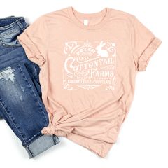 Heather Peach Cottontail Farms Tee Shirt