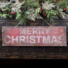 Heavily Distressed Merry Christmas Sign