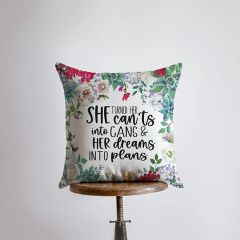 Her Dreams Into Plans Accent Pillow