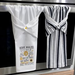 Hive Rules Kitchen Towel Set of 2