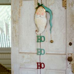 Ho Ho Ho Santa With Bell Door Hanger