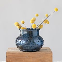 Hobnail Glass Container