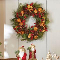 Holiday Fruit and Spice Decorative Wreath