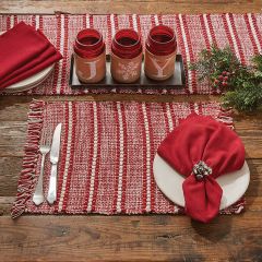 Holiday Peppermint Stripe Placemat