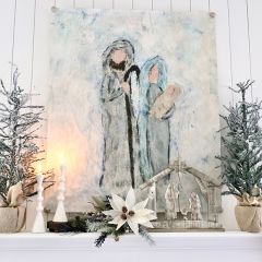 Holy Family Paper Wall Art