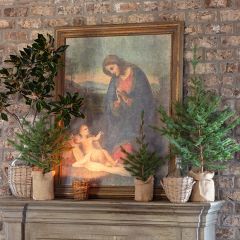 Holy Mother and Child Framed Wall Art