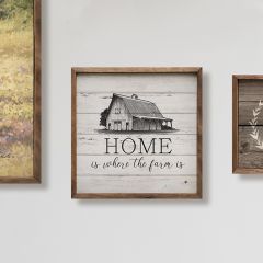 Home Is Where The Farm Is Wall Art