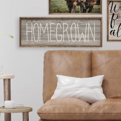 Homegrown Framed Sign