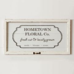 Hometown Floral Co Window Wall Decor