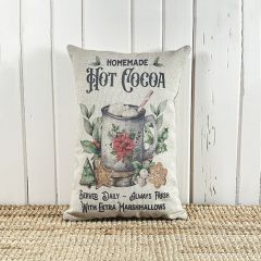 Hot Cocoa Holiday Accent Pillow
