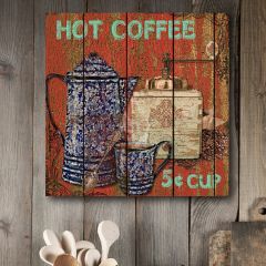 Hot Coffee Canvas Wall Art