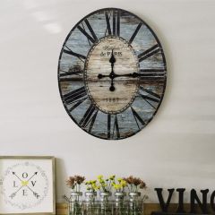 HUGE Oval Wall Clock