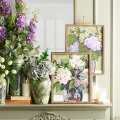 Hydrangea Bouquet Framed Wall Art Set of 2