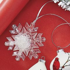 Icy Style Snowflake Ornament
