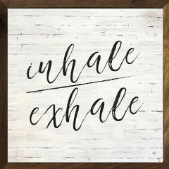 Inhale Exhale Wall Sign