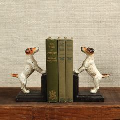 Jack Russell Terrier Iron Bookends