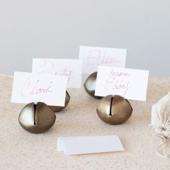 Jingle Bell Place Card Holder Set of 4