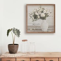 Just Bloom Flower Vase Wall Art