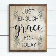Grace For Today Wall Sign