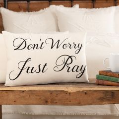 Just Pray Accent Pillow