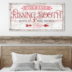 Kissing Booth Canvas Wall Art