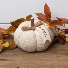Knit Pumpkin With Fall Tag
