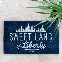 Land of Liberty Coir Door Mat