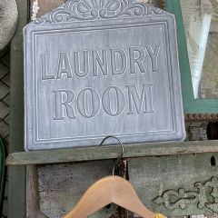 Laundry Room Stamped Sign