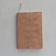 Leaf Design Leather Bound Journal
