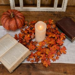 Leaves And Berries Fall Harvest Wreath